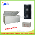 400L solar dc12v/24v freezer with solar panel battery DC 12V/24V solar freezer 350L 400L 600L 850L DC Solar refrigerator,DC Sola
